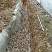 Bild 11 Drainagearbeiten