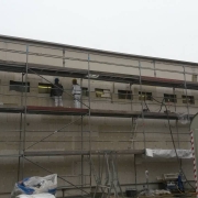 Bild 8 Fassadendämmung mit Mineralwolle Industriehalle