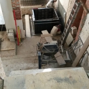 Bild 10 Einbau Fahrstuhlschacht