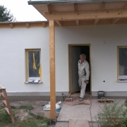 Bild 8 Gartenlaube nach Brandsanierung